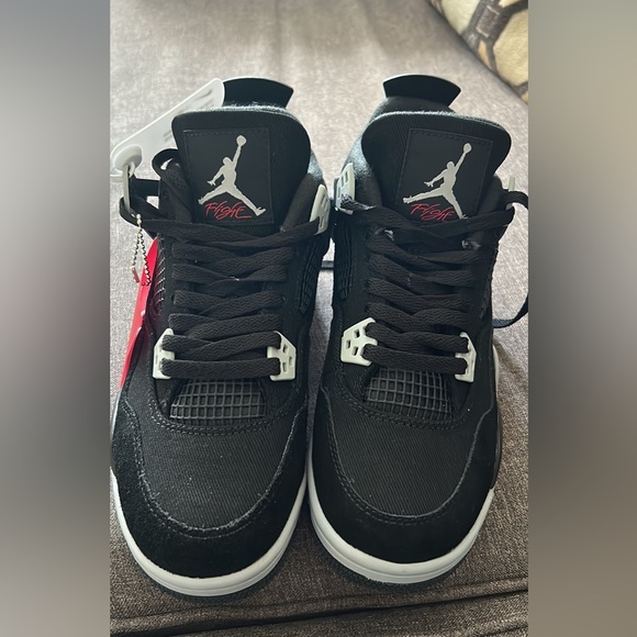 Jordan 4 black Canvas size 8 without box - Picture 2 of 6